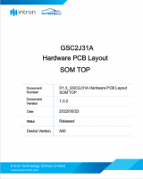 GSC2J31A Hardware PCB Layout SOM TOP