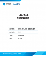 GDCU33B 关键物料清单