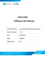 GDCU34B Software User Manual